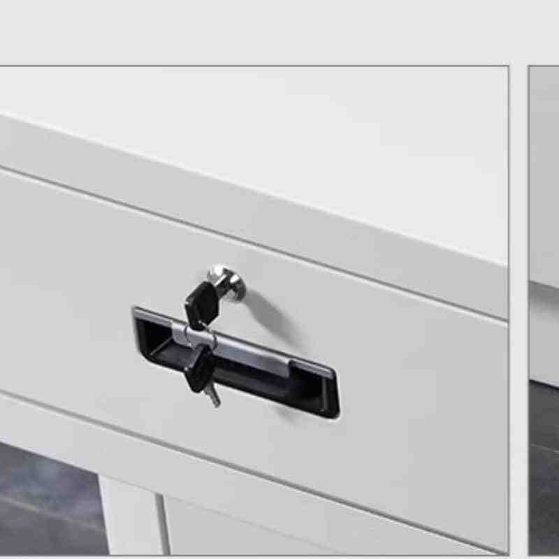 豫龙都多媒体讲台木面张高清大图