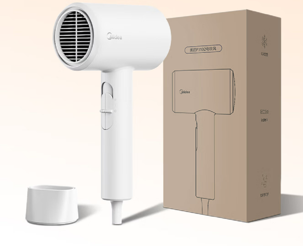 美的 FJ102 吹风机 1800W 3000万负离子 恒温
