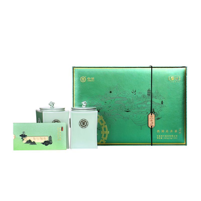 中茶 抢鲜西湖龙井茶礼盒版200g