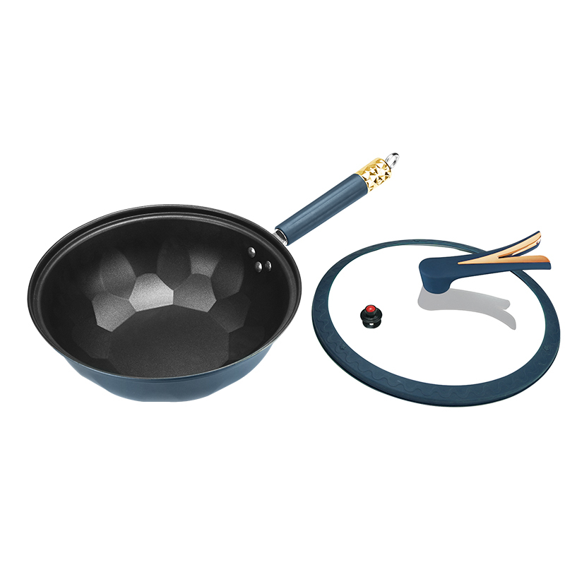 EKCO EK-WRLWYC03ZX/KZ 威尔蓝微压炒锅32CM(单位:个)高清大图