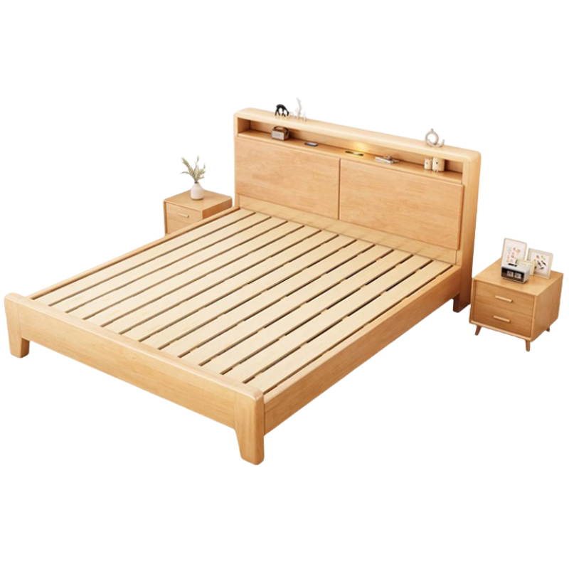 伊科飞特木质床不带软包高清大图