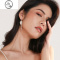 JiMi长款耳钉耳饰耳坠流苏耳环女2023新款银银小众设计感轻奢高级