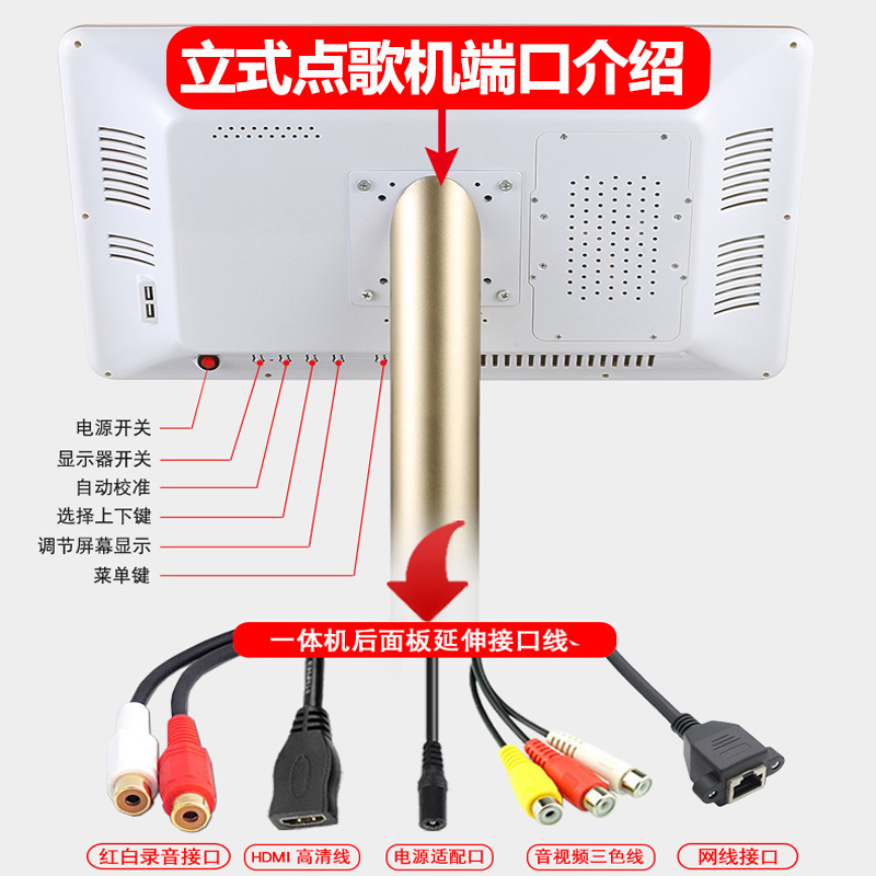 先科(SAST)专业点歌机 家庭影院 ktv点歌机一体机 wifi无线点歌机智能语音点唱台 ( 2T)