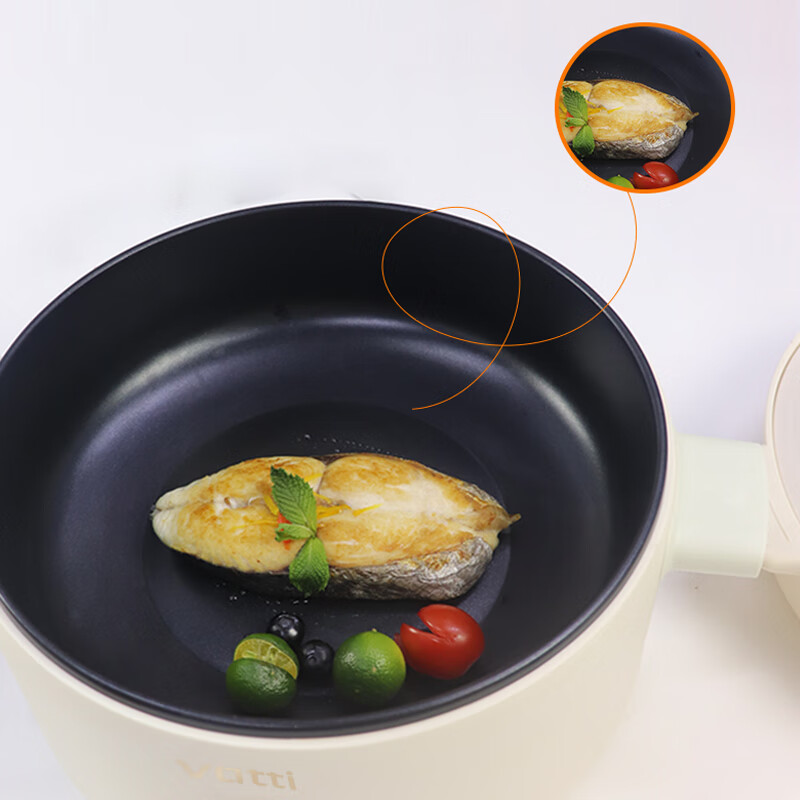 华帝 多功能锅 VZG037C 米白色3L高清大图