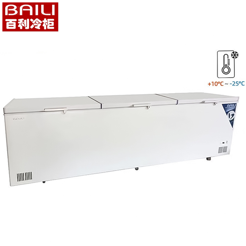 百利(BAILI)BC/BD-1820商用冰柜卧式大容量超低温-25度单温冷藏柜冷冻柜转换水果冷藏柜海鲜冻肉急冻柜高清大图