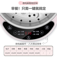小熊（Bear）煮蛋器 多功能家用蒸蛋器 不锈钢早餐机 微电脑智能预约定时全自动蒸蛋机电火锅电蒸锅 ZDQ-B05A2