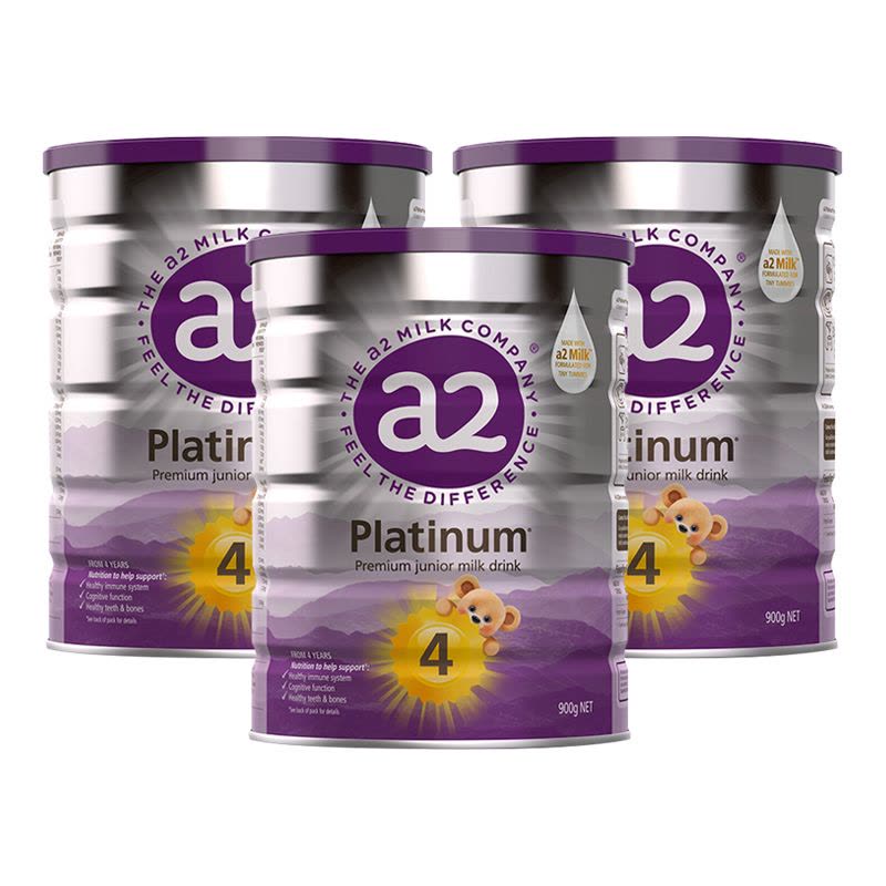 27年效期-税发澳洲a2奶粉4段白金版进口婴幼儿四段奶粉900g/罐装 新西兰奶源进口宝宝奶粉4段 适合3岁以上图片