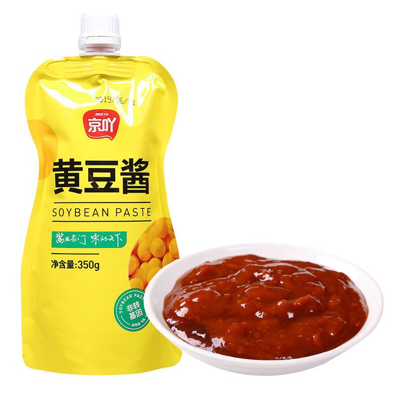 山东大酱黄豆酱豆瓣酱大豆酱350g甜面酱农家大酱炒菜酱蘸菜拌饭酱黄豆