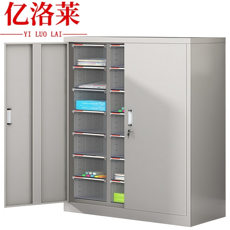 亿洛莱 有门文件柜 21抽 台高清大图