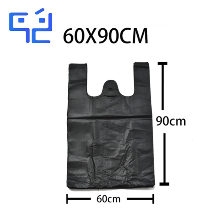 万允 背心垃圾袋 60*90cm50只/捆高清大图