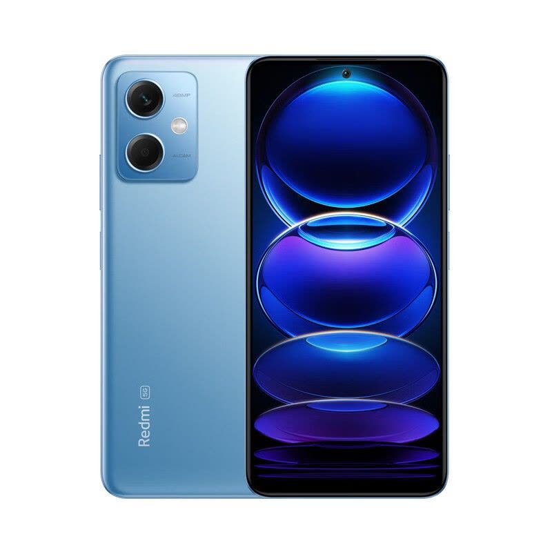 小米红米Redmi Note12 8GB+256GB 时光蓝 骁龙4 Gen1 5G 120Hz高刷屏 4800W像素 33W快充手机图片