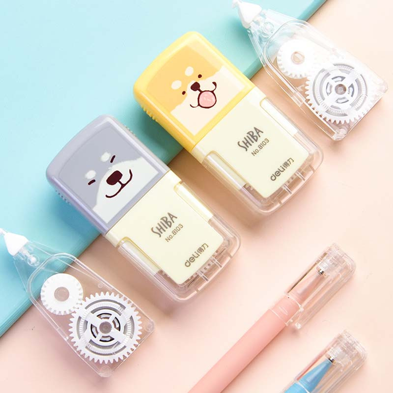 得力8103-5修正带涂改带改正带修正带 替芯5mm*6m得力修正带(5只装)