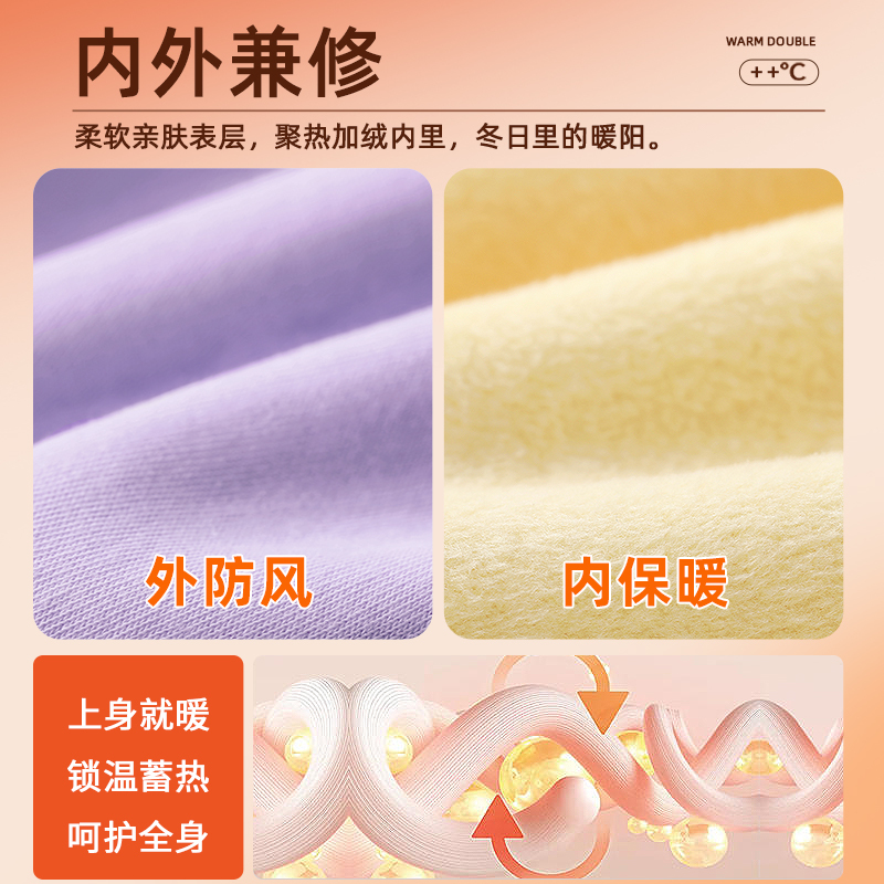 拜年服男童冬装加厚新款童装加绒卫衣儿童龙年拜年服 WAH