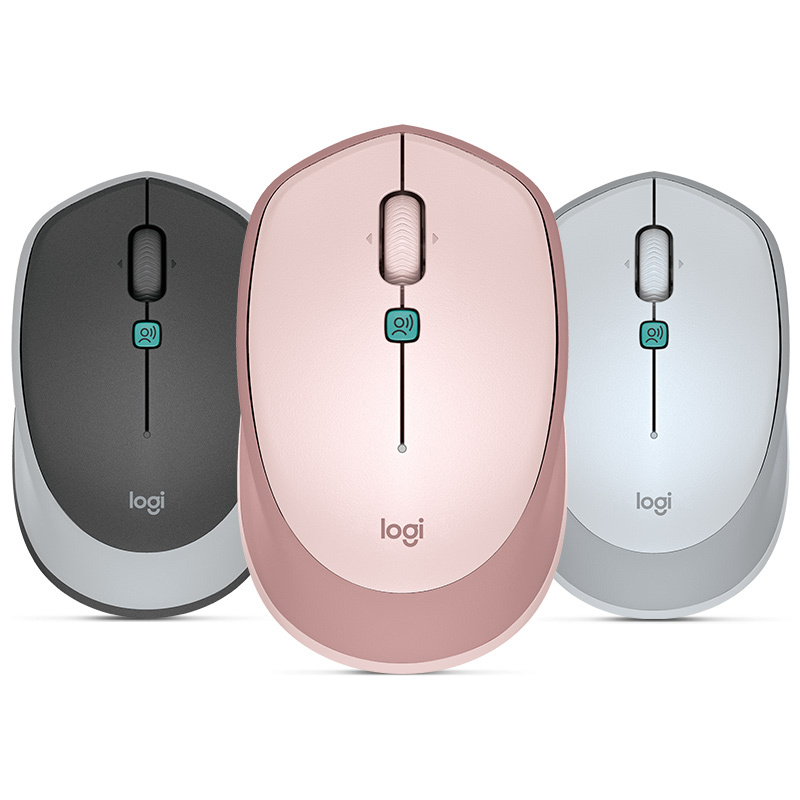 罗技(Logitech)VOICE M380无线鼠标 笔记本电脑台式机USB便携鼠标 办公鼠标 语音听写鼠标太空银