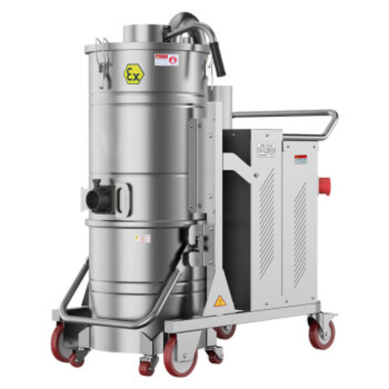 博赫尔(POHIR)电动防爆吸尘器工业整机防爆 4KW大功率90L 干湿多用吸水机PHR-CHF-4FB90 380v高清大图