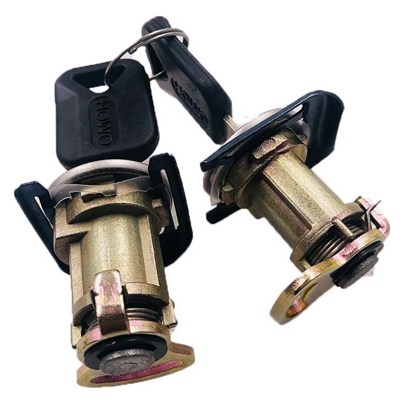 元诚 汽车重汽豪沃ZZ1167车门锁芯总成门锁芯(一对装)汽修维修配件军车器材零件配件高清大图