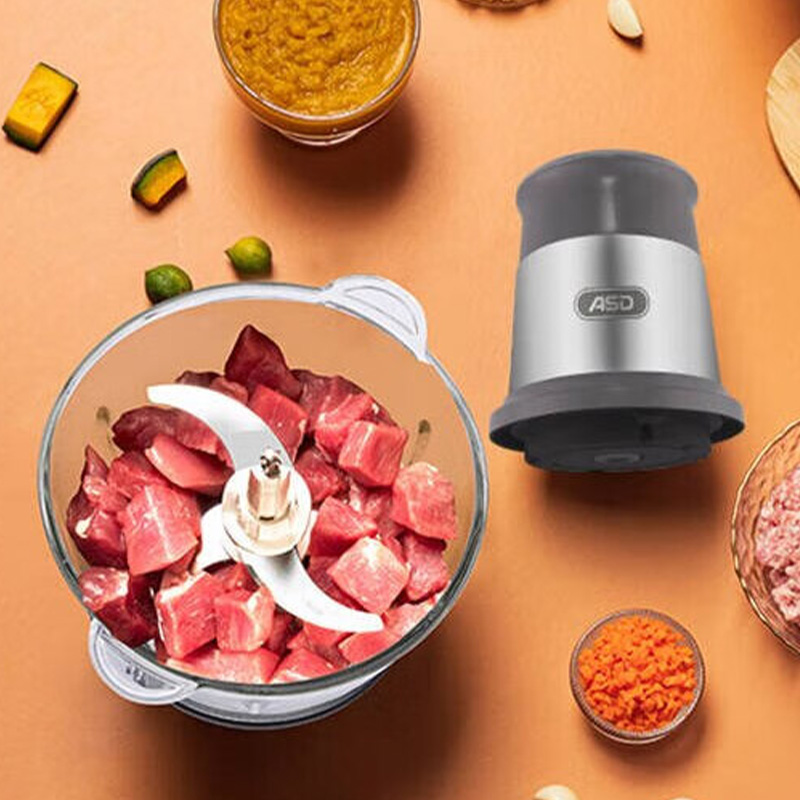 爱仕达绞肉机1.8L双层四刀片304不锈钢绞肉机AM-J25J901高清大图