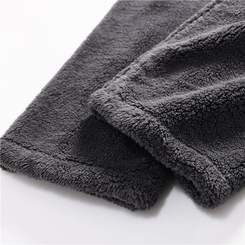 浪莎珊瑚绒男士睡衣秋冬季加绒加厚保暖法兰绒青年冬天大码家居服高清大图