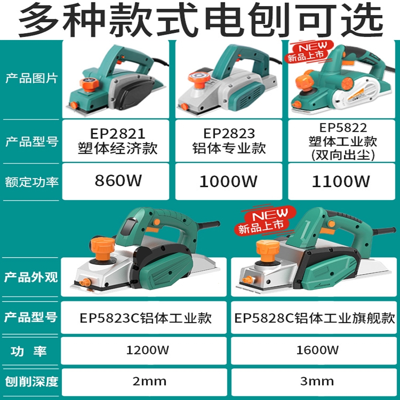 阿斯卡利ascari手提电刨木工刨家用多功能电刨子电刨机木工工具电动