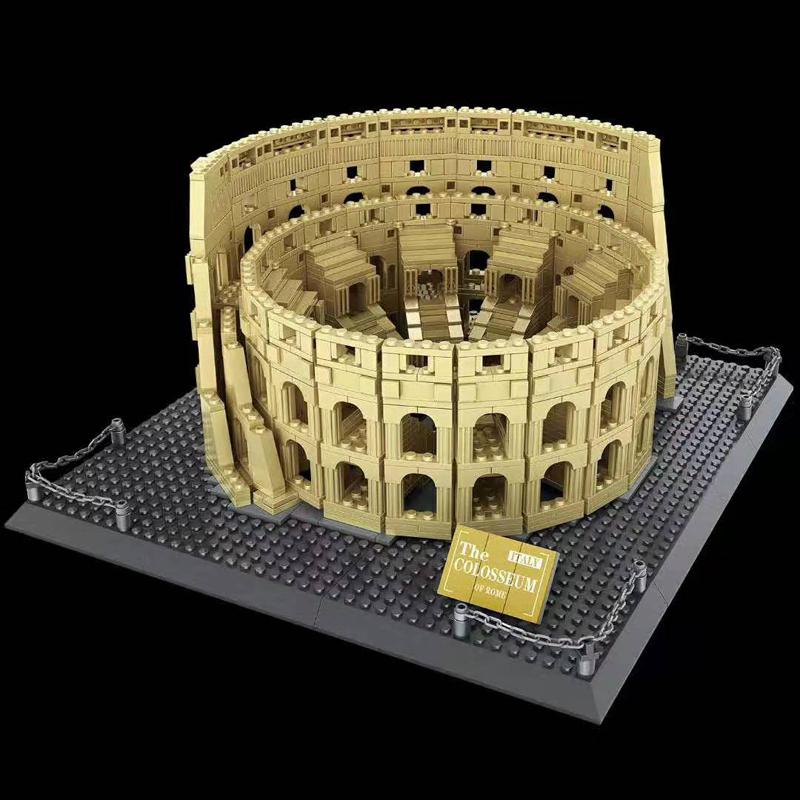 兼容乐高拼装积木天安大型世界建筑系列成人天坛高难度玩具男孩酒红色