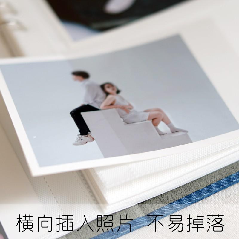 复古6寸照片相册本插页式明信片生写收藏夹 小号DIY手工影集 三维工匠 仿牛皮封面6寸内页高清大图