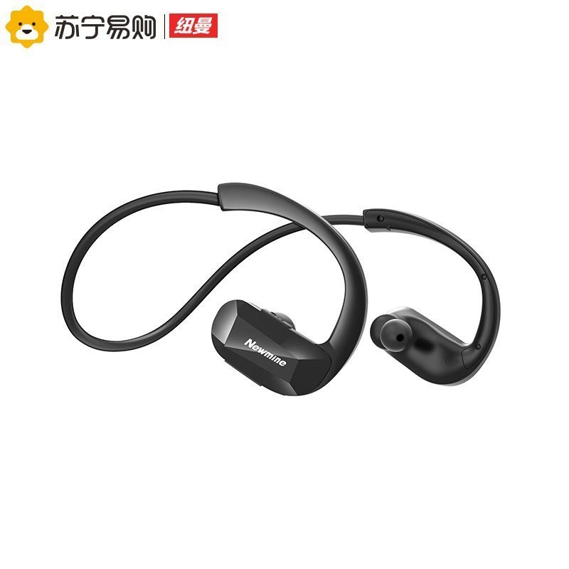 纽曼 C30 黑色 运动无线蓝牙耳机防掉挂耳式挂脖式跑步健身专用防汗防水男女双耳入耳超长待机续航华为oppo小米安卓通