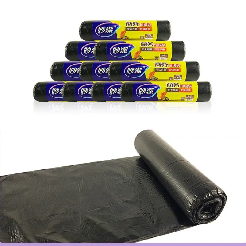 妙洁MBGRM-BZ商务垃圾袋中号80*100cm/10只装( 卷 )高清大图