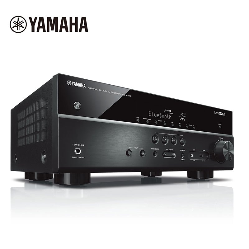 Yamaha/雅马哈 RX-V385 客厅家用家庭影院功放机 黑色