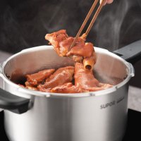 苏泊尔(SUPOR)304不锈钢蓝眼高压锅 YW24S1 家用压力锅24cm煲汤饭煲压力煲
