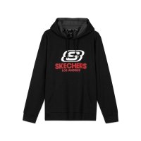 Skechers斯凯奇魏大勋同款连帽运动休闲长袖外套情侣圆领卫衣男女L320U113