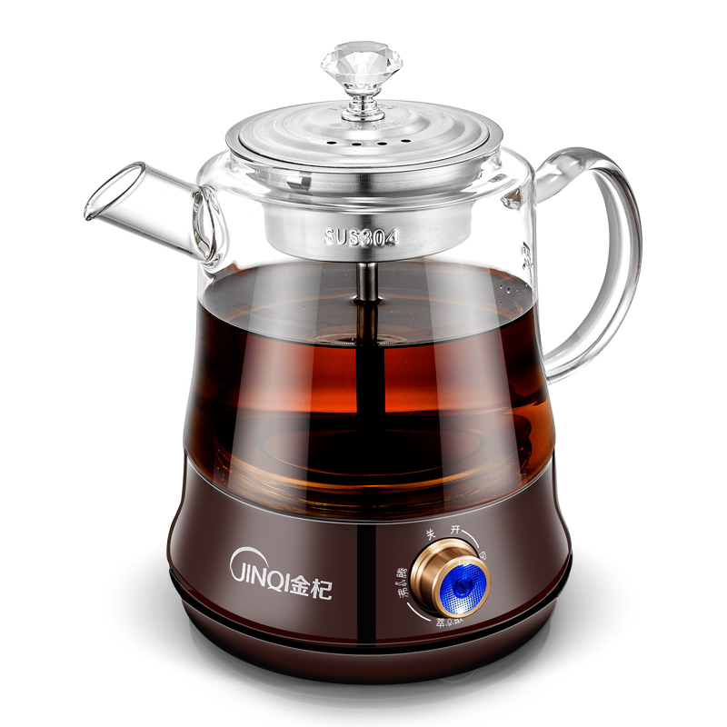 金杞(JINQI)A02煮茶器玻璃煮茶壶黑茶养生壶电茶壶全自动电水壶蒸汽泡茶保温电热水壶