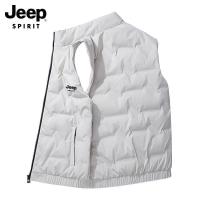 JEEP SPIRIT吉普男士羽绒马夹男秋冬保暖户外上衣新款男装背心休闲男外套