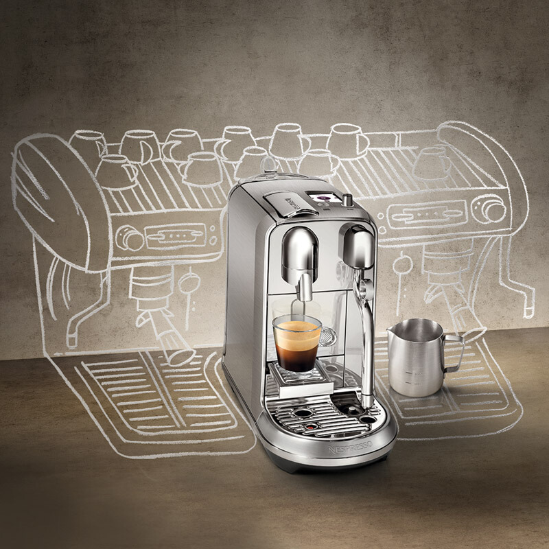 [王楚钦同款]Nespresso 胶囊咖啡机 Creatista Plus J520 意式全自动家用商用咖啡机高清大图