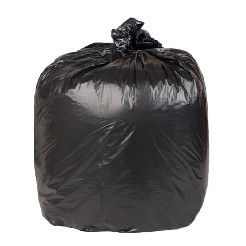 品雁众升(PYZS) 黑色平口垃圾袋 35*35cm 50只