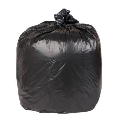 黑色平口垃圾袋 35*35cm 加厚增韧3.3丝 50只