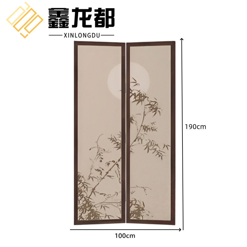 鑫龙都 折叠屏风2扇个