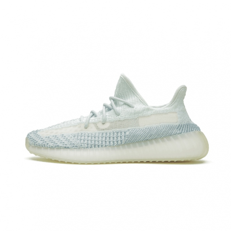 yeezyboost350v2cloudwhite椰子鞋冰蓝云白fw3043