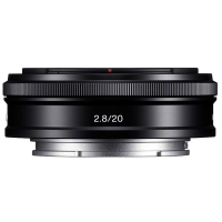 索尼(SONY) E 20mm F2.8 (SEL20F28) 索尼E卡口 49mm口径 广角定焦镜头