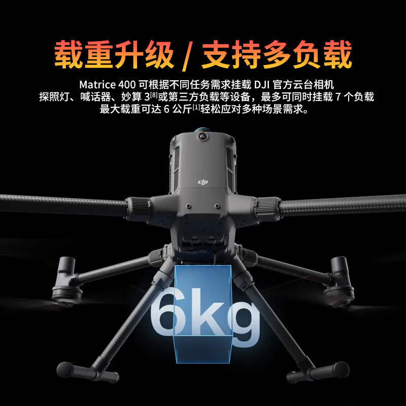 大疆 DJI 无人机 Matrice 400 行业大型航拍+禅思L2相机+探照灯 S1 经纬M400 提货卡高清大图