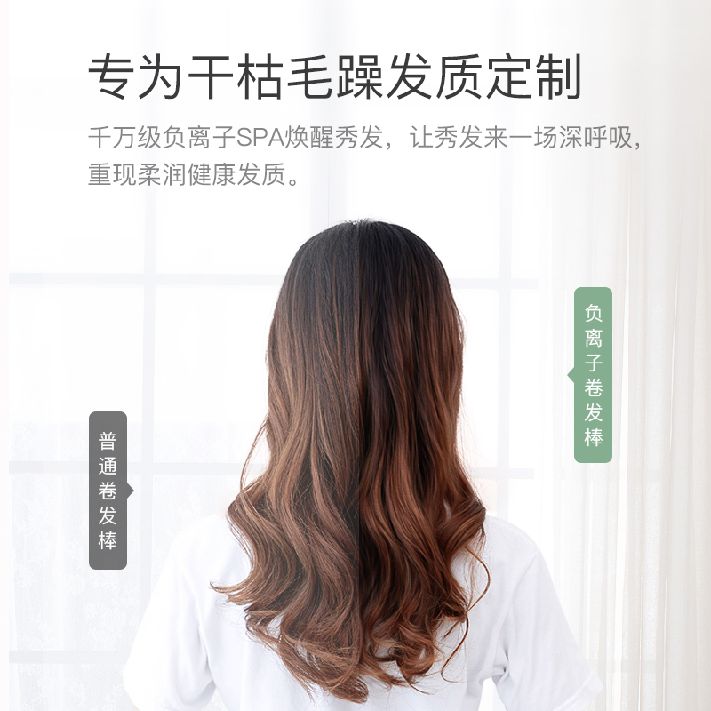 lena卷发棒女负离子大卷陶瓷卷发器刘海迷小型烫发器大波浪不伤发卷发器LN-807-28mm