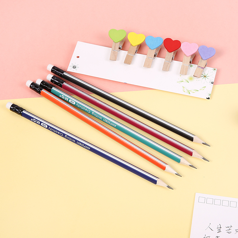 晨光(M&G)AWP30901 HB铅笔2盒 12支/盒木杆铅笔三角抽条铅笔 绘图笔 画画笔 绘画笔学生文具办公用品