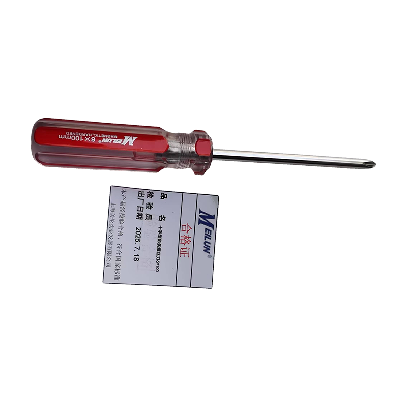 十字型彩条螺丝刀6*100 十字型彩条螺丝刀6*100