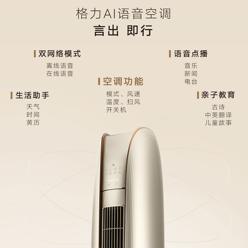 格力空调金贝系列kfr50lw50572fnhaba1wifi含管顶奢华金