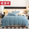 恒源祥TBK2061塔芙绒（灰）暖绒四件套200*230cm单位：套