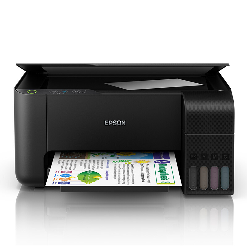 爱普生(EPSON) L3108 彩色原装墨仓式多功能一体机J家庭作业打印好帮手