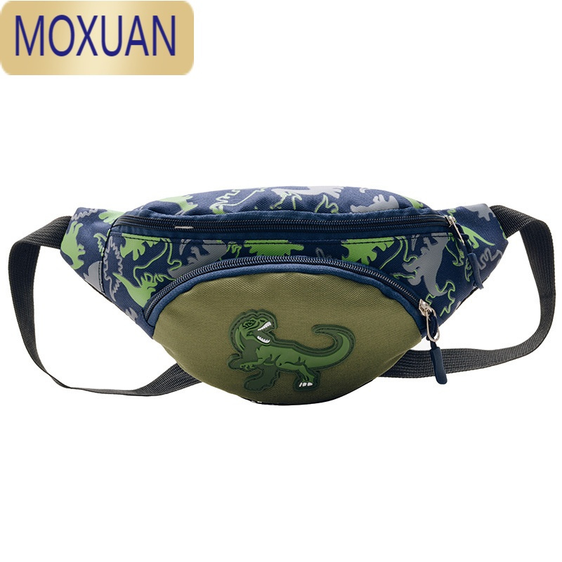 MOXUAN儿童包包斜挎包男童胸包恐龙腰包小孩户外时尚个性小背包零钱包潮