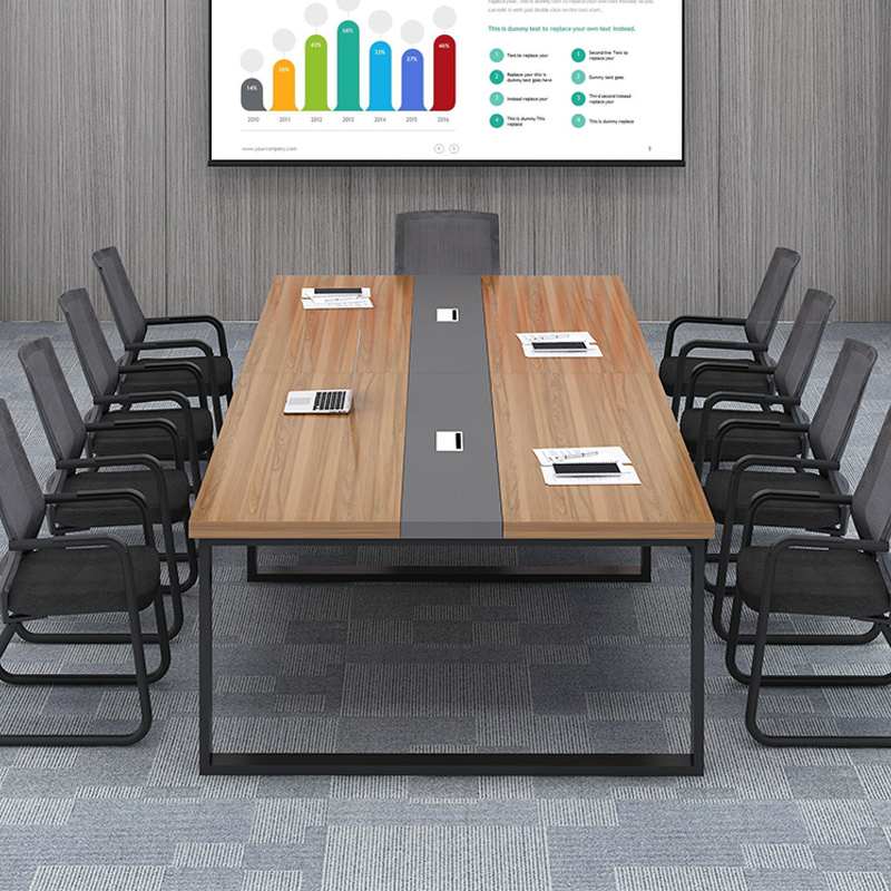 臻远ZY-HYZ-Z09 现代简约会议桌洽谈桌工作台高清大图