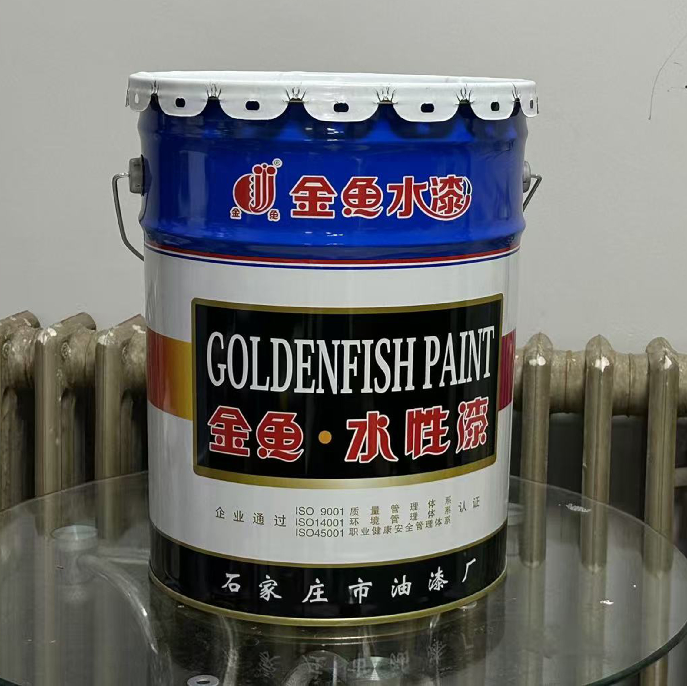 金鱼 白水性丙烯酸面漆 20kg/桶 桶高清大图