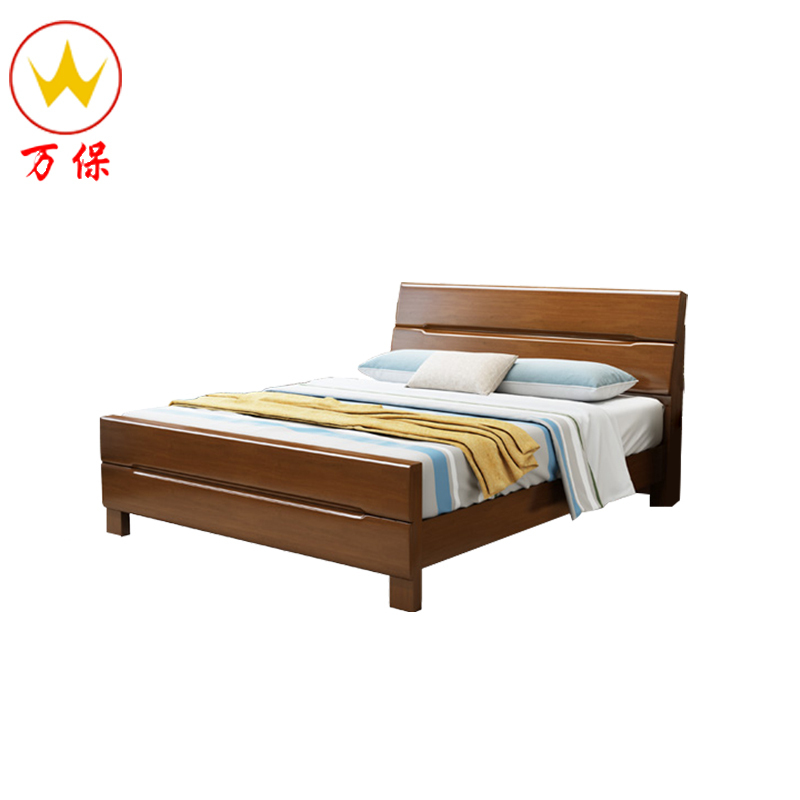 <万保>床 木质床 现代简约卧室办公卧室单人床双人床