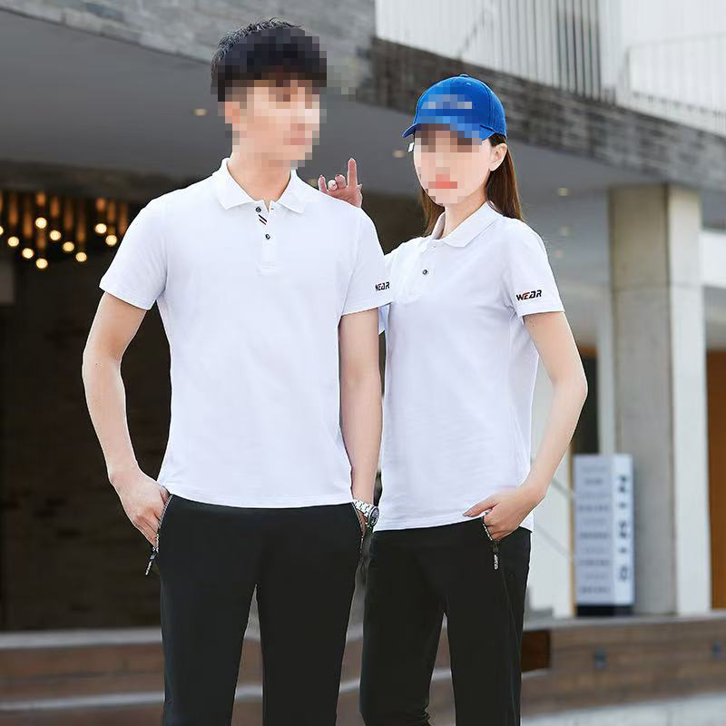 惠铁夏季纯棉男女同款运动套装 印字 套高清大图